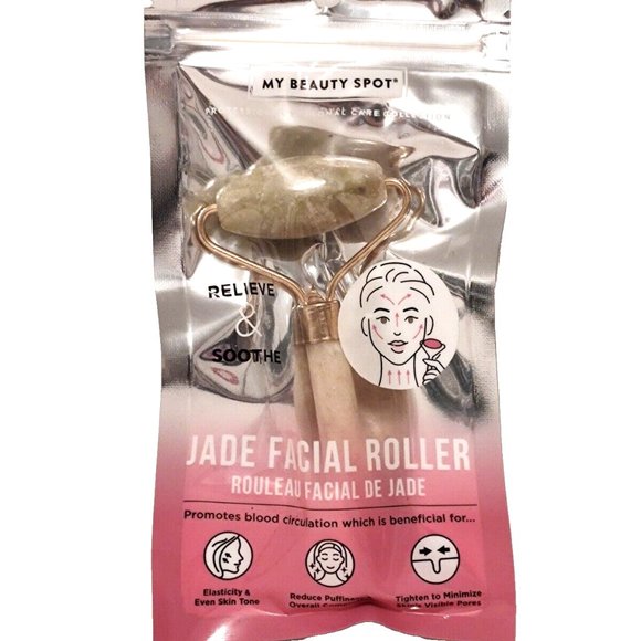 My Beauty Spot Jade Facial Roller Relieve Sooth Skin Professional Personal Care - Picture 2 of 10